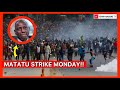 MASSIVE Protest In Nairobi As Kenyans Hold Matatu Strike Monday Maandamano Over High Fuel Prices 