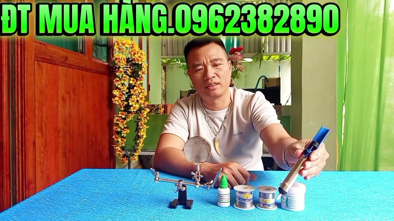 CUỘN THIẾC HÀN CAO CẤP DUNG DỊCH TRỢ HÀN THIẾC GIÁ KẸP HÀN LINH KIỆN 