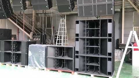 TPA New Line Array Speaker Outdoor Demonstration