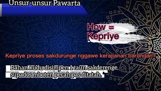 Bahasa Jawa - Kelas 5 - Teks Pawarta