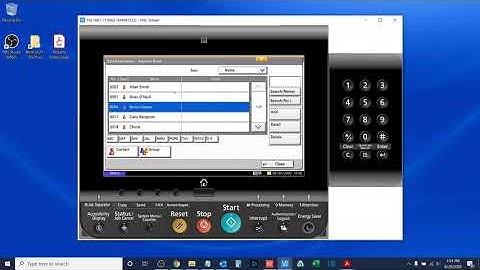 Editing the Address Book on Kyocera Taskalfa (Touch Panel)