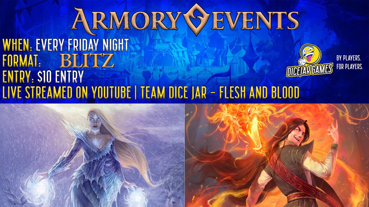 Dice Jar Games - Armory Event Livestream | Friday, 11th March