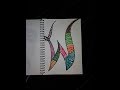 Fancy Letter- How To Write Fancy Letter 'W' With Pattern || Back To School ||DIY||