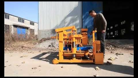 QMY4-30 mobile block machine / egg laying brick machine / egg laying concrete block machine