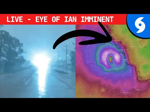 LIVE HURRICANE IAN storm chase approaching category 5