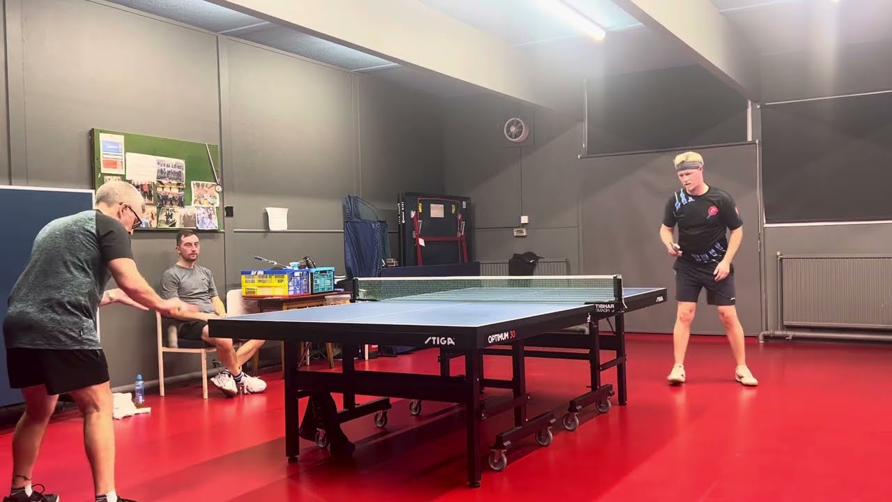 Neil Myatt vs Barry Elliott (Short pips BH): Trafford Prem League Match 30/1/24