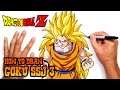 How to Draw Goku SSJ 3 | Dragon Ball Z