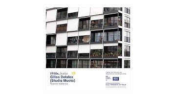 Conferencia de Gilles Delalex (Studio Muoto). Ciclo "Nuevos Realismos". 15/06/2023