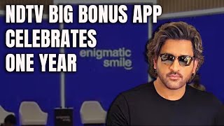 MS Dhoni, Brand Ambassador Of Single.id Celebrate 1 Year Of Powering NDTV Big Bonus