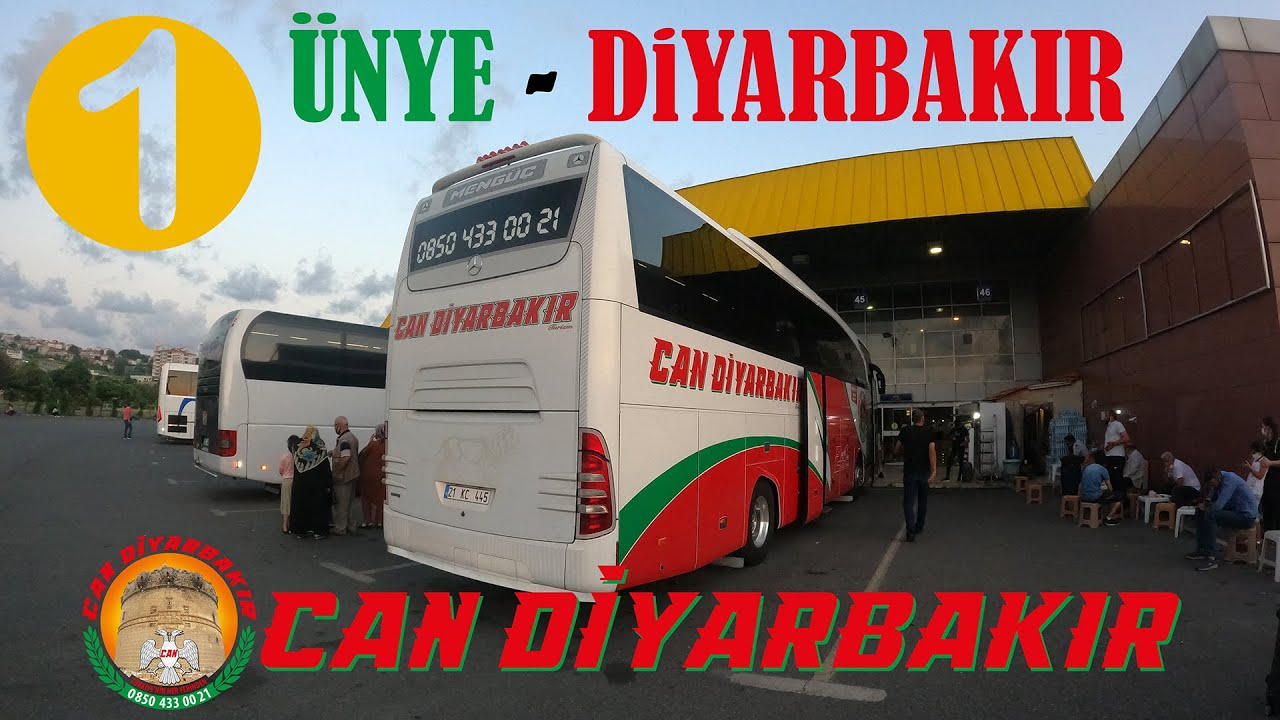 #43 Ünye Otogar / Ali Baba Tesisi / Can Diyarbakır Turizm / Ünye - Diyarbakır Yolculuğu 1.Bölüm