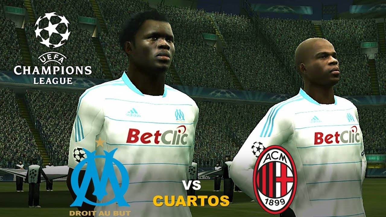 PES 2011 - UEFA Champions League: Olympique De Marseille vs. A.C. Milan (Cuartos De Final) (Ida)
