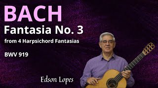 Thumbnail for Fantasia No. 3, BWV 919 by Johann Sebastian Bach, performed by Edson Lopes
