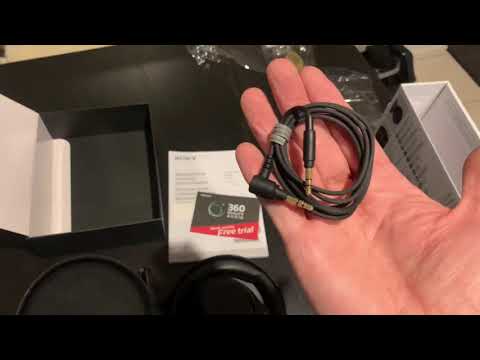 Sony WH-1000XM4 Bluetooth Noise Cancelling Headphones Unboxing