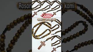 Rosario 77 doa bapa kami kayu kelor #guloaccessories #rosario #doakatolik #caradoarosario77bapakami