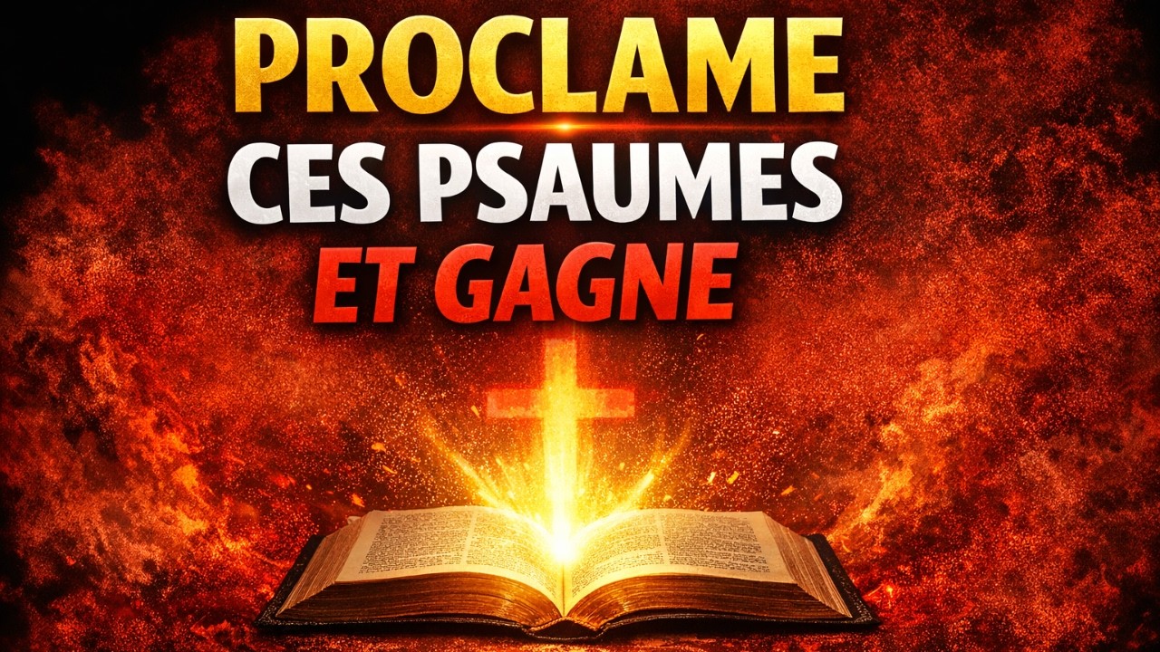 Proclame ces 12 Psaumes et regarde Dieu agir dans ta vie | Puissante Prière