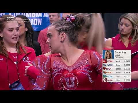 2017 NCAA Womens Gymnastics Champs Semi 1 Commentary (720p 5147K)