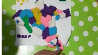 India Map with Clay/India Map for children/Indian states and capitals by Jeevan/India Map drawing screenshot 4