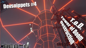 Dev process of destruction for Tower of Doom UE4