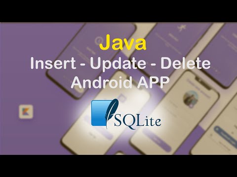 Connect to SQLite Local Database ( insert + update + delete + search) in Android Java With Code