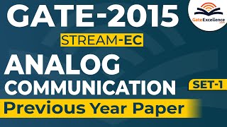 Celebrity Analog Communication - Question & Solutions - Year 2015 (Set -01) | GATE | GateExcellence Profile