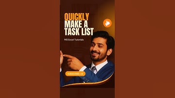 Make a Progress Tracker in Excel Like a Pro - MS Excel Tricks #exceltutorial