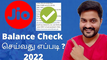 How to Check Jio Data & Top up Balance 2022 in Tamil | 💥New Video | Mr.Tech
