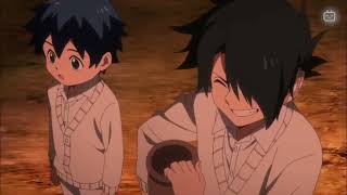 Gilda and the kids scolding Emma and Ray | The Promised Neverland S2 Resimi