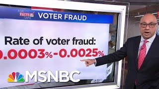 For Fact's Sake: President Donald Trump Is Wrong About Voter Fraud | Velshi & Ruhle | MSNBC