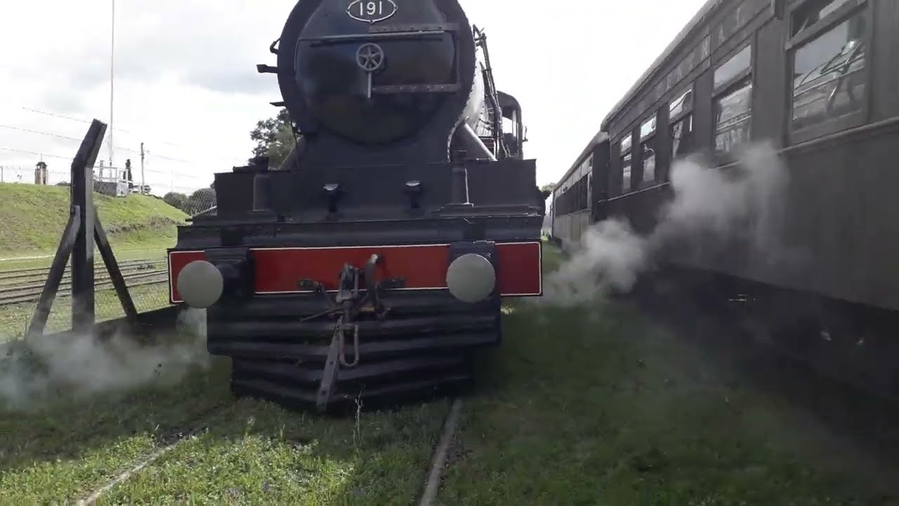 EL REGRESO DE LA LOCOMOTORA 191 F.C.C.A. a LOS RIELES