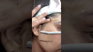 Face Shave Routine✨ #faceshave #facialhair #facialhairremoval #ytshorts #skincareroutine #viral