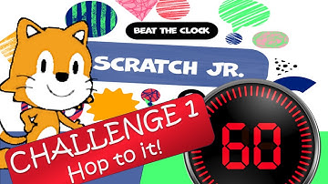 Scratch Jr. Beat the Clock Coding Game Challenge 1 Hop to It