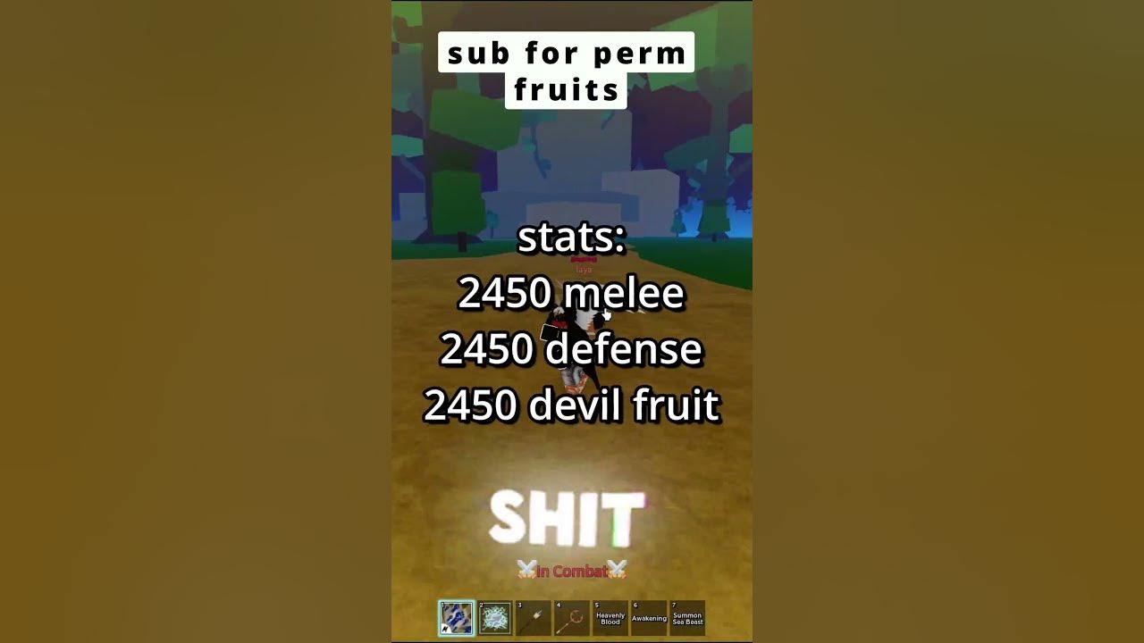 good stats for rumble blox fruits｜TikTok Search