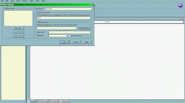 1 Creating a Publish Site in NVu