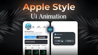 Apple Style UI Animation in Alight Motion | Step by Step Tutorial