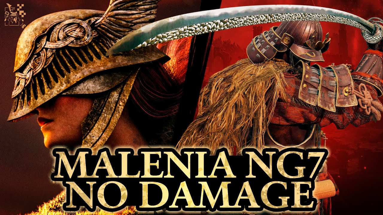 Elden Ring - Samurai VS Malenia, Goddess of Rot Hardest Difficulty [ No Damage, Solo, NG+7 ]