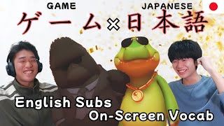 Learn Japanese with a game (Party Animals) | Effortlessly Enjoy Immersive Japanese