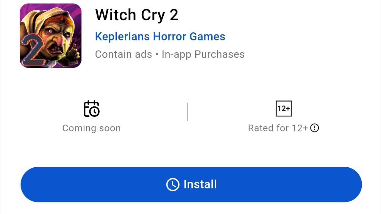Witch Cry 2 Pre-registrations 😱 | Fan-made 4K ᥬ᭄ᥬ᭄ᥬ᭄