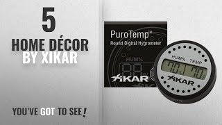 Top 10 Home Décor By Xikar [ Winter 2018 ]: Xikar Round Digital Hygrometer