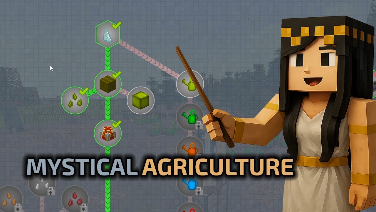 Starting out Mystical Agriculture Pt1- Reclamation Minecraft - YouTube