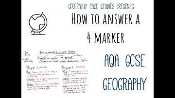 How to answer a 4 mark question in GCSE Geography (AQA)