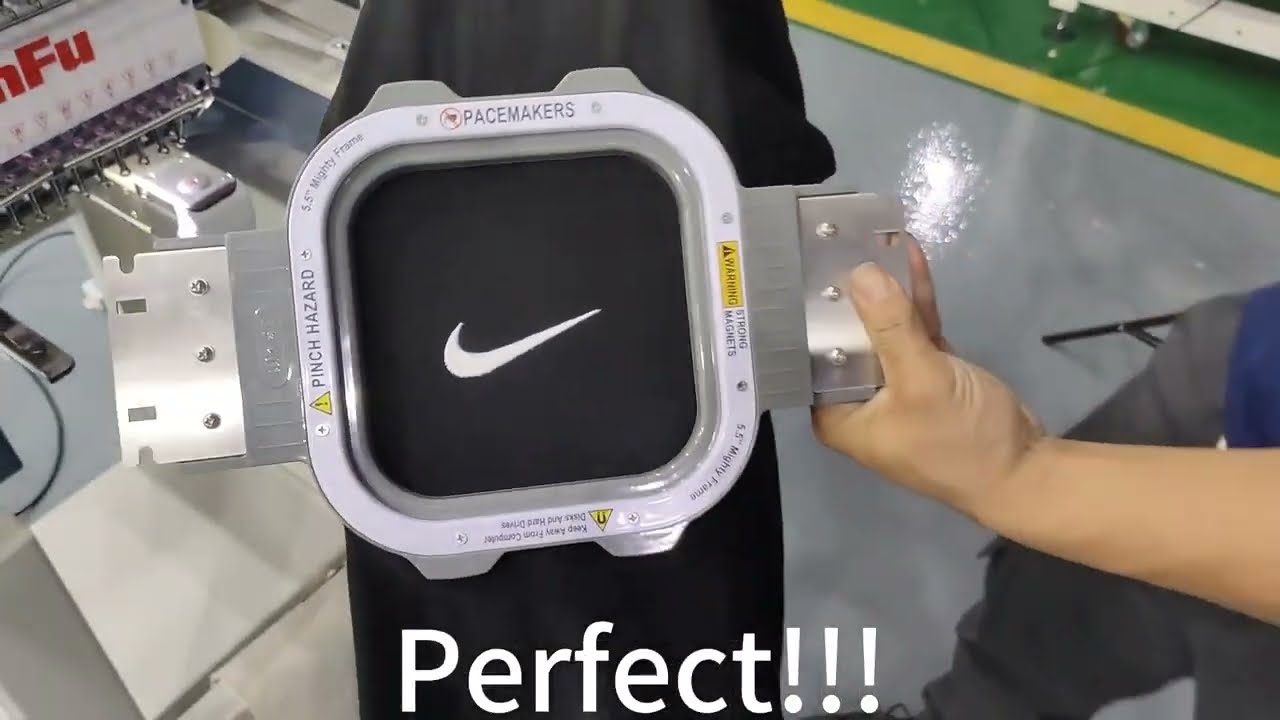 Mighty hoop magnetic hoop for YunFu embroidery machine