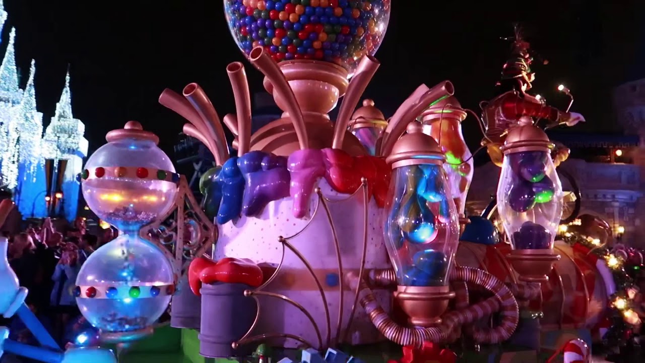 Mickey’s Very Merry Christmas Party Parade 2018. (Desfiel)