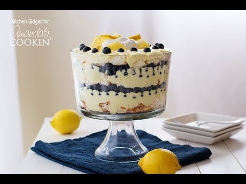 Lemon Blueberry Trifle