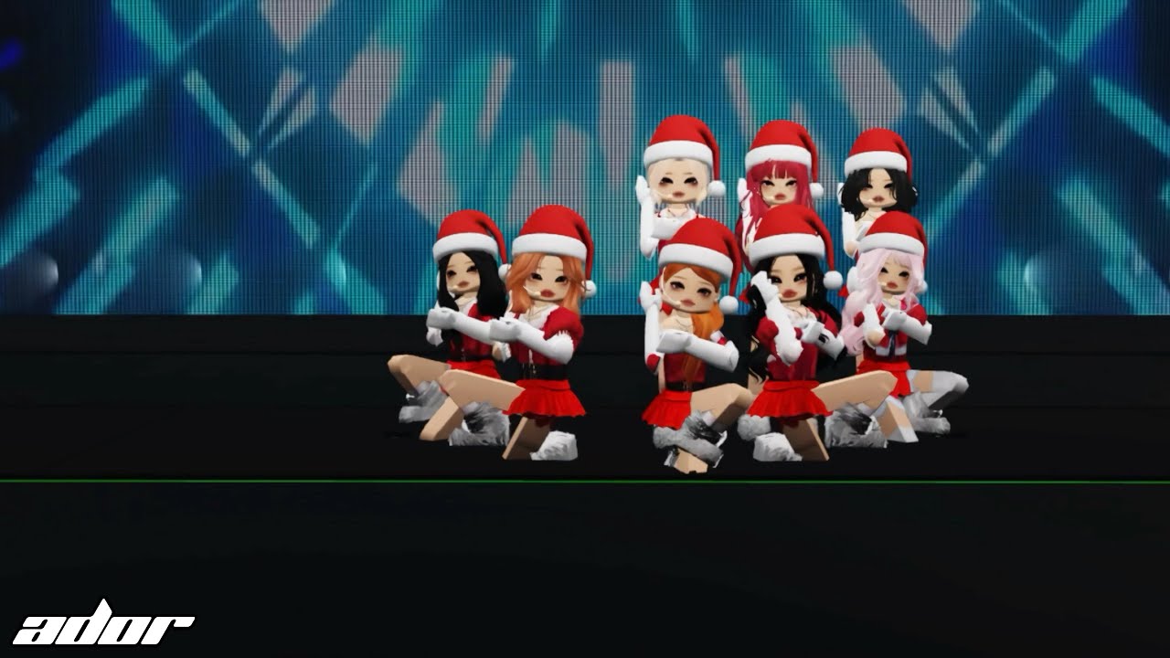 IVORY x KRY - ‘All I Want For Christmas Is You’ Special Christmas Collab Stage | ROBLOX KPOP 
