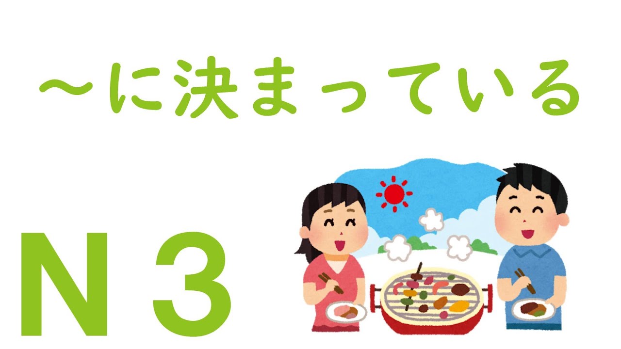 【Ｎ３文法】～に決まっている