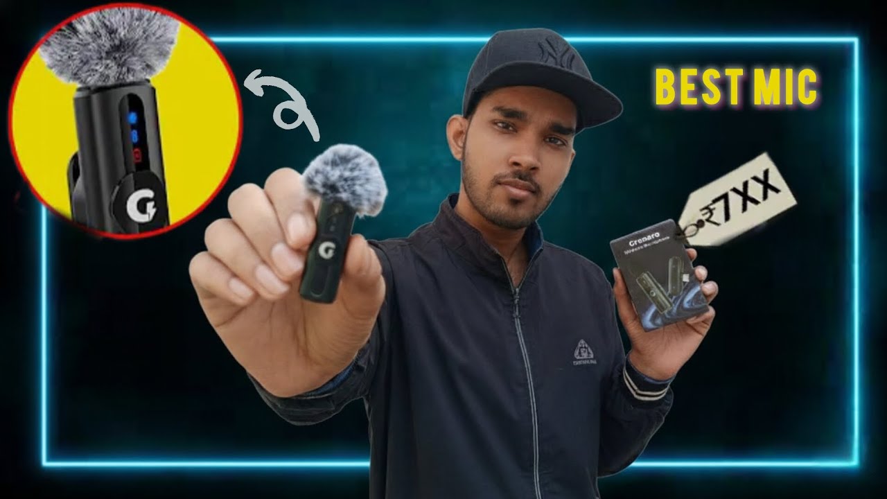 Best Wireless Mic Under ₹1000/- 🤯 Grenaro Mic Review!