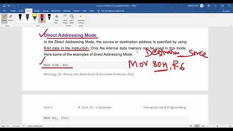 5EE4-04,Microprocessor, Unit-3, L-21 (Part-II), Addressing Modes of 8051, Dr. Neeraj Jain