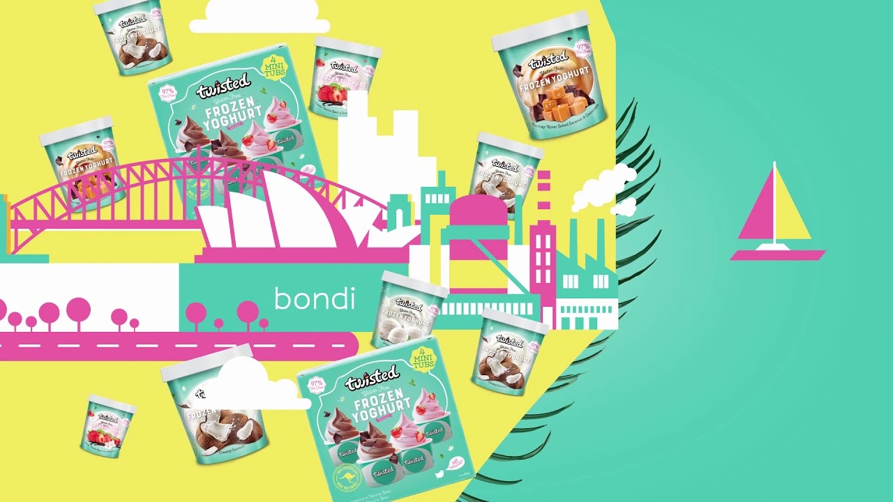 Twisted Yoghurt in Woolworths