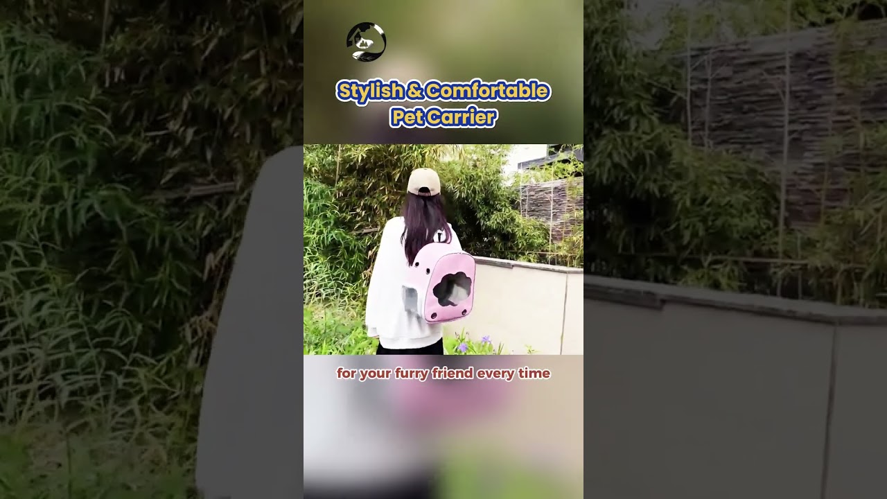 Stylish & Comfortable Pet Carrier