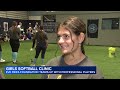 Eve Fries Foundation teams up with professional players for girls softball clinic in Chicago
